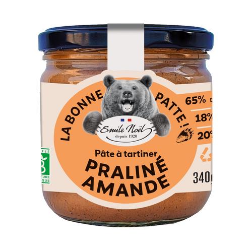 Visuel 1 du produit Pâte à tartiner bio praliné amande Émile Noël La bonne patte - 340 g