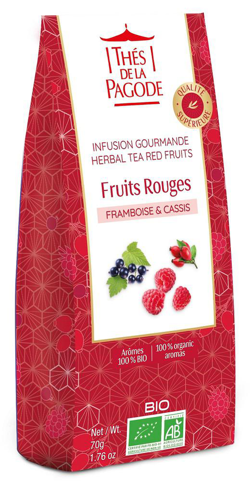 Visuel 1 du produit Infusion fruits rouges vrac Thé de la Pagode - 70 g