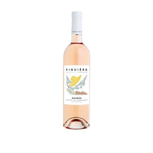 Visuel 1 du produit Vin rosé Côtes de Provence AOP Bohème Figuière - 75 cl