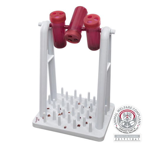 Visuel 1 du produit Jouet pour chat coloris blanc plateau d'intelligence Trixie Cat Activity Turn Around - 22 x 33 x 18 cm