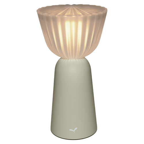 Visuel 1 du produit Lampe Swiing coloris gris argile en aluminium Fermob - 22 cm