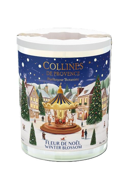 Visuel 1 du produit Bougie parfumée fleur de Noël Collines de Provence - 180 g