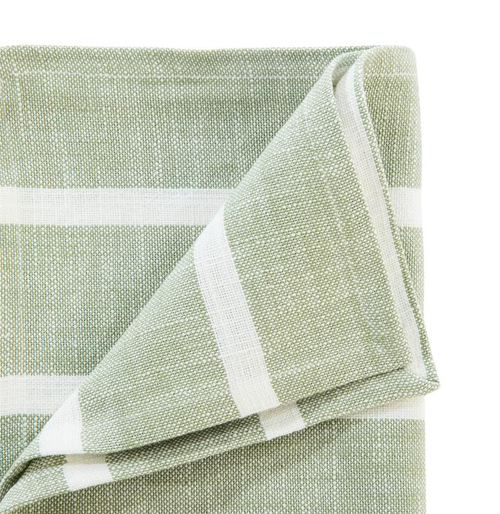 Visuel 2 du produit Torchon lignes coloris beige en coton - 50 x 70 cm