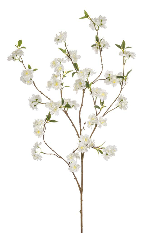 Visuel 1 du produit Tige de pommier artificielle à fleurs blanches - Ø 35 x H 120 cm