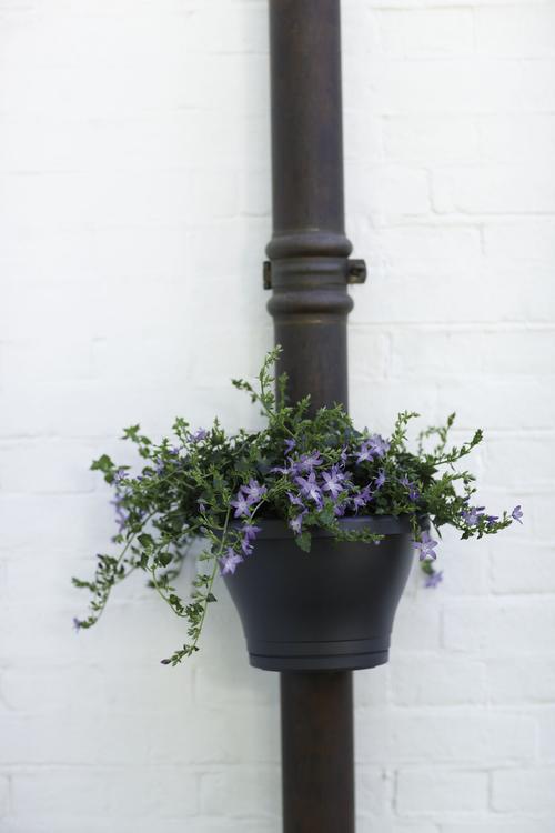 Visuel 4 du produit Pot gouttière coloris anthracite Elho Corsica 3 L - L 27 cm x H 15,1 cm