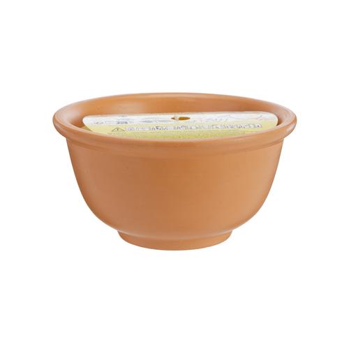 Visuel 1 du produit Bougie citronnelle dans son vasque coloris marron en cire Estivade Denis & Fils - Ø 14 x 7,5 cm