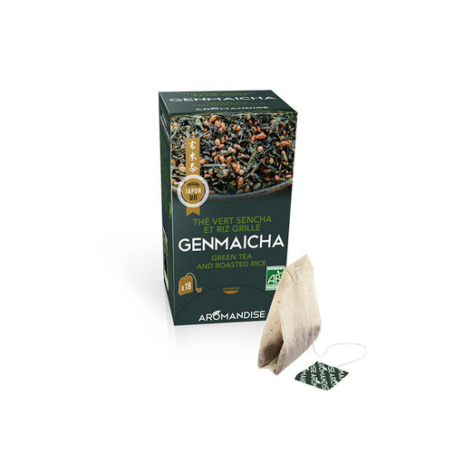 Visuel 1 du produit Thé genmaicha bio Aromandise - 36 g