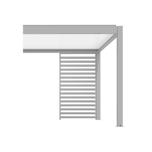 Visuel 1 du produit Claustra pour pergola autoportée coloris blanc - 123,3 cm