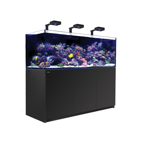 Visuel 1 du produit Aquarium eau de mer avec un meuble coloris noir Reefer™ Deluxe XXL 750 Red Sea - 180 x 65 x 148 cm