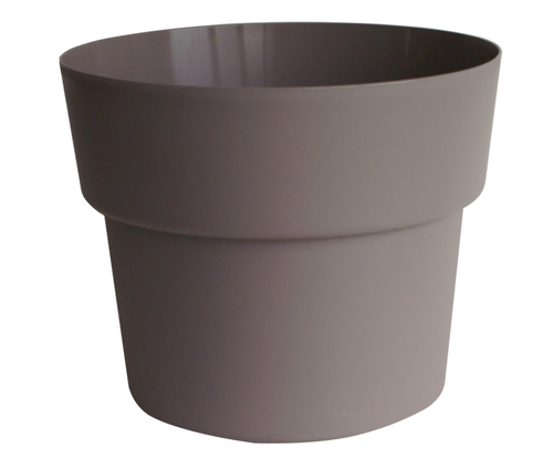 Visuel 1 du produit Pot en plastique recyclé taupe Cocoripot 15 L - Ø 32 x H 26 cm