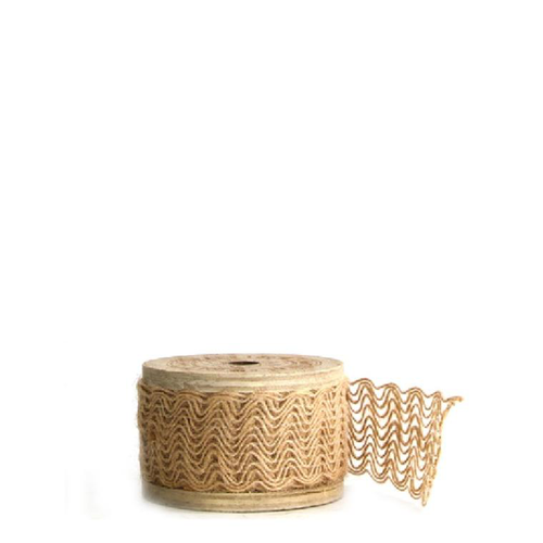 Visuel 1 du produit Rouleau ruban beige en jute - 4,5 cm x 3 m