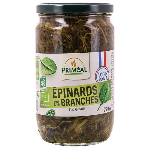 Visuel 1 du produit Épinards en branches bio origine France - 720 ml