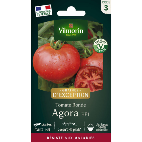Visuel 1 du produit Sachet de semences potagères graines de tomate Agora Graines d'Exception