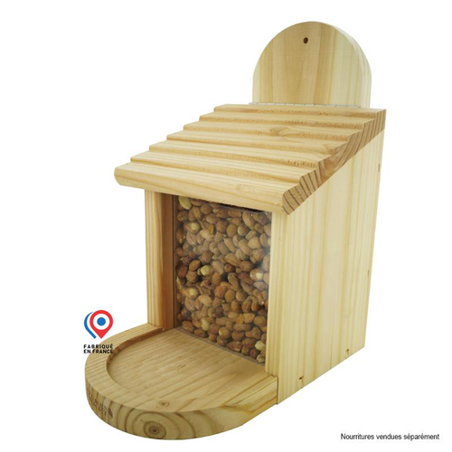 Mangeoire à Oiseaux Plateau Carré Au Sol En Métal - Pour Oiseaux Sauvages, écureuils, Corbeaux (environ 17,5x17,5x5,6 Cm)