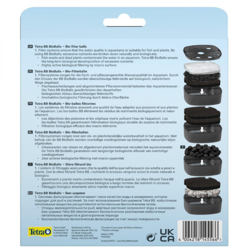 Visuel 2 du produit Bio-balles plastiques petites, TETRA BB BioBalls Small - pour filtration aquarium