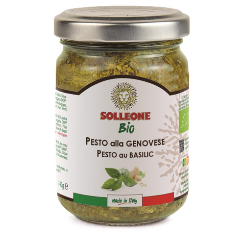 Visuel 1 du produit Pesto au basilic Solleone bio - 140 g