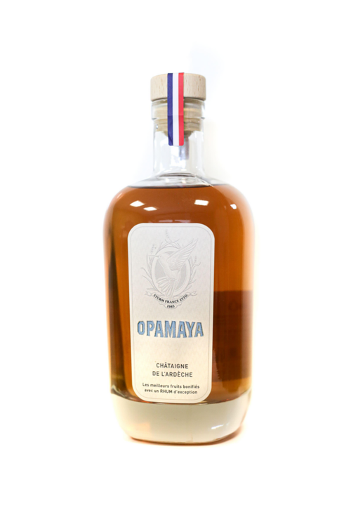 Visuel 1 du produit Rhum arrangé châtaigne de l'Ardèche Opamaya - 70 cl