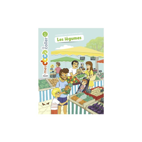 Visuel 1 du produit Docs à coller “Les Légumes” Éditions  Milan