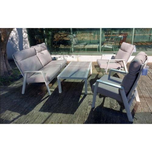 Visuel 3 du produit Canapé inclinable 2 places, couleur pélican - BIZZOTTO Kledi