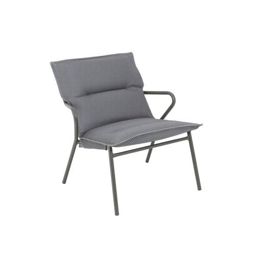 Visuel 1 du produit Fauteuil 1 place Vence BeComfort coloris gris Lafuma - 68 x 69x 70 cm