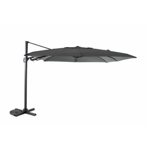 Visuel 2 du produit Parasol déporté anthracide octogonal Royal Garden Royal Deluxe - 3 x 3 m