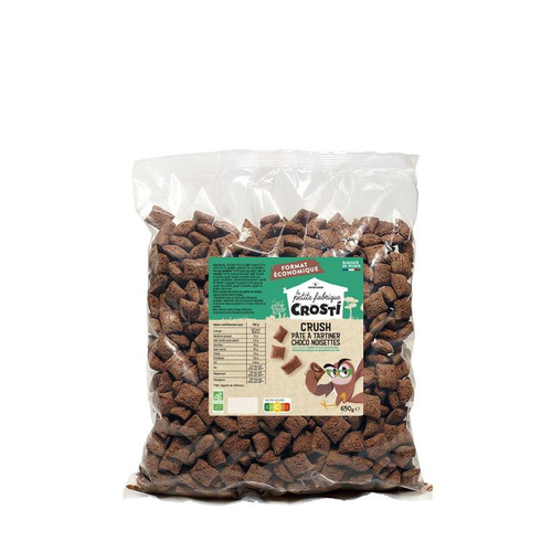 Visuel 1 du produit Crosti crush bio pâte à tartinier choco noisette bio Favrichon - 650 g