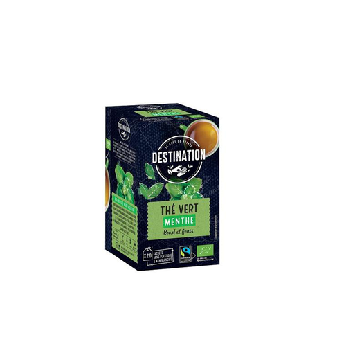 Visuel 1 du produit Thé vert menthe bio Destination - 35 g