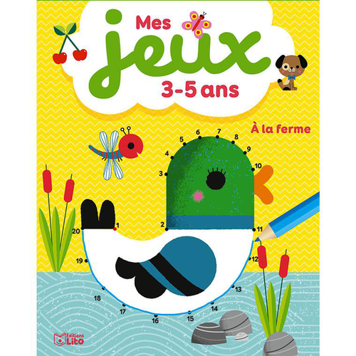 Visuel 1 du produit Livre 3-5 ans "A la ferme", Ed LITO