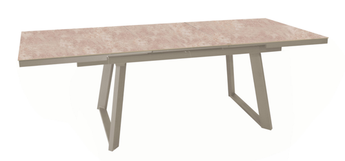 Visuel 1 du produit Table Malo avec rallonge automatique  en aluminium - 180 x 240 x 100 cm