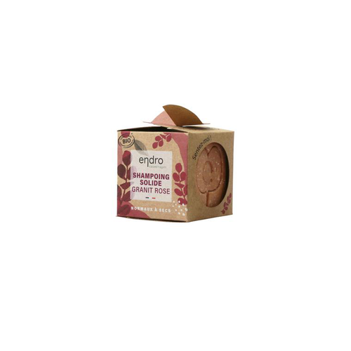 Visuel 2 du produit Shampoing solide et naturel "Granit rose" cheveux normaux à secs - 100g