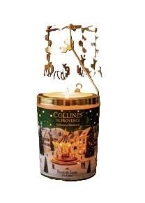 Visuel 2 du produit Coffret bougie parfumée avec carrousel croquant aux amandes Collines de Provence - 360 g