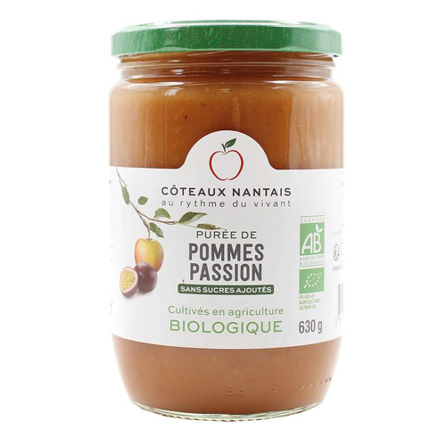 Visuel 1 du produit Purée pommes passion bio Côteaux nantais - 630 g