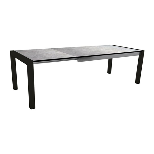Visuel 1 du produit Table extérieure coloris gris en aluminium Stern - 294 x 100 cm