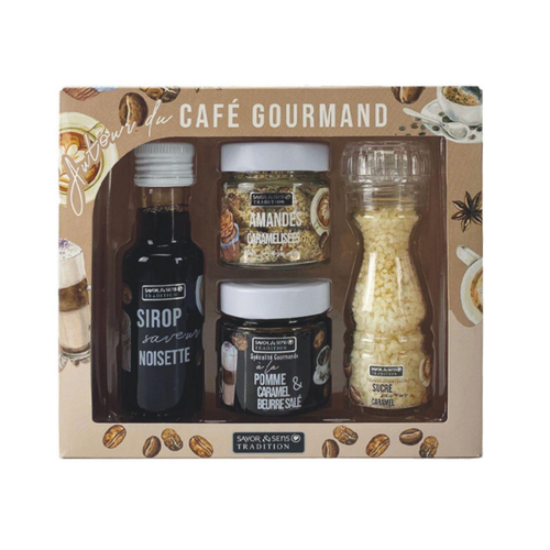 Visuel 1 du produit Coffret autour du café gourmand Savor et Sens - les 4 pièces