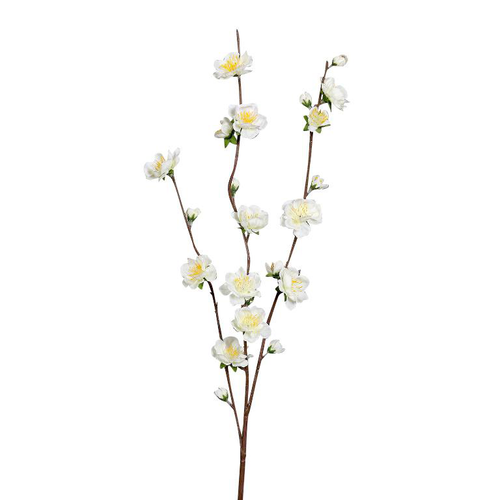 Visuel 1 du produit Branche de cerisier en fleur crème artificielle - 62 cm