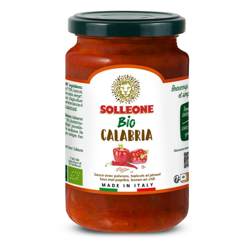 Visuel 1 du produit Sauce calabraise Solleone bio - 340 g