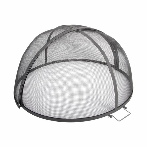 Visuel 1 du produit Pare-feu ouvrable en métal pour braséro - Ø 60 x H 33 cm