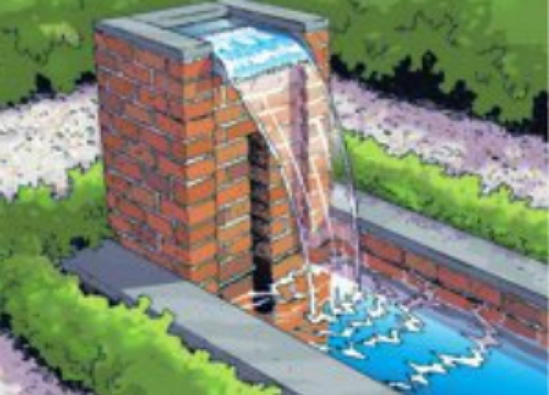 Visuel 6 du produit Kit lame d'eau éclairée 30 LED, UBBINK Nevada Set - 13x30x33cm, livraison incluse