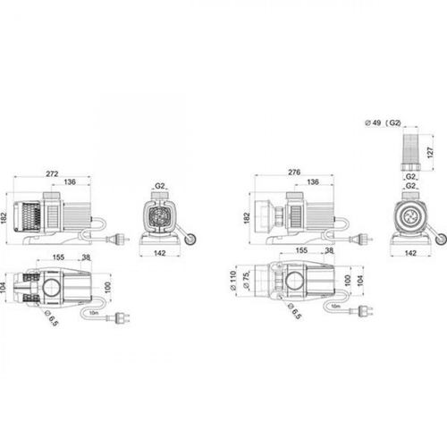 Visuel 5 du produit Pompe filtre et ruisseaux eco-friendly, OASE AquaMax Eco Gravity 10000 - 10m3/h