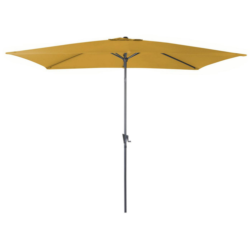 Visuel 1 du produit Parasol droit en aluminium couleur curry Proloisirs Tilt - 3 x 2 m