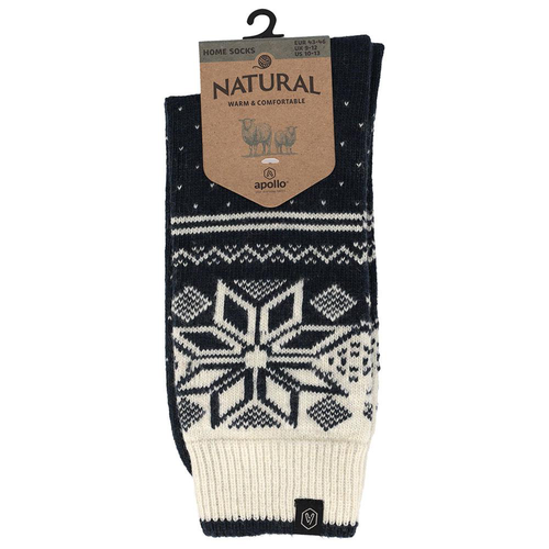 Visuel 4 du produit Chaussettes d'intérieur en laine à motif étoile Apollo - taille unique