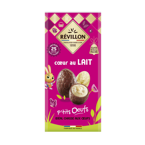 Visuel 1 du produit P’tits œufs cœur au lait Révillon - 200 g