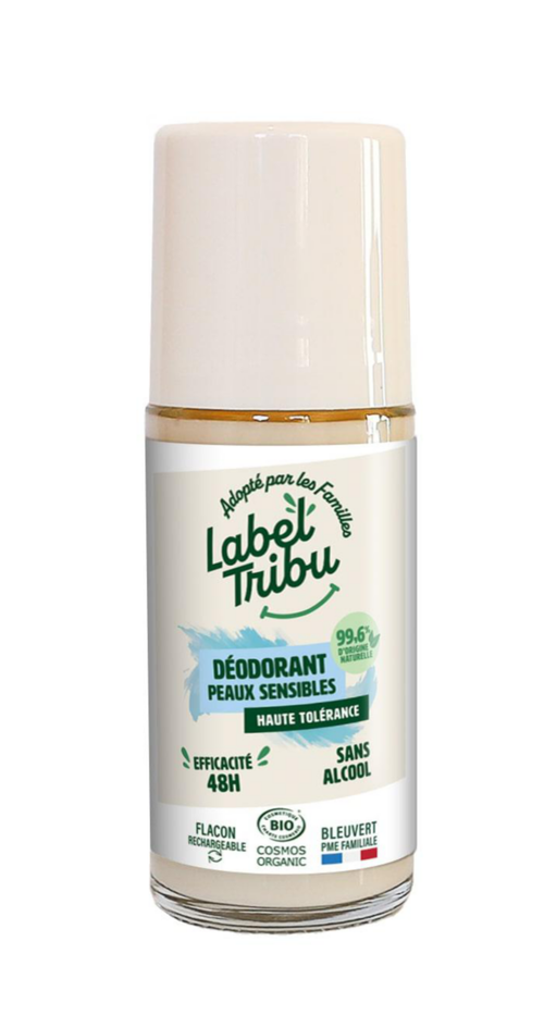 Visuel 1 du produit Déodorant peau sensibles bio roll on rechargeable Label Tribu - 50 ml