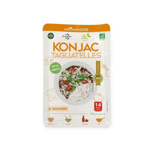 Visuel 1 du produit Tagliatelles de konjac et riz bio Aromandise -150 g