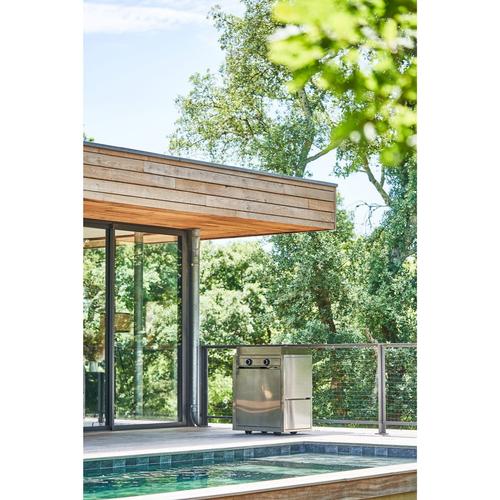 Visuel 5 du produit Capot Modern 60 pour plancha électrique coloris gris en inox Forge Adour Modern - 87,7 x 55,7 x 24,8 cm