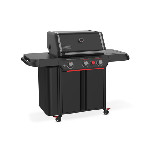 Visuel 3 du produit Barbecue gaz en acier émaillé noir Weber Genesis E-330WR Stealth - 156 x 68,5 x 122 cm