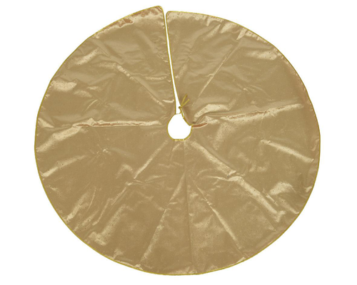 Visuel 1 du produit Jupe de sapin en polyester doré - Ø 120 x H 0,5 cm