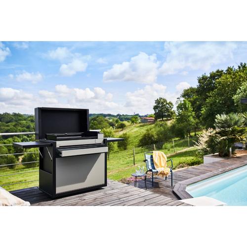 Visuel 2 du produit Chariot Premium 75 fermé en acier Forge Adour 189,5 x 55,6, x 104,2 cm