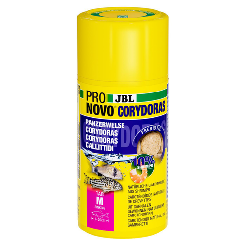 Visuel 1 du produit Aliment en comprimés pour corydoras JBL Pronovo Tab M – 100 ml