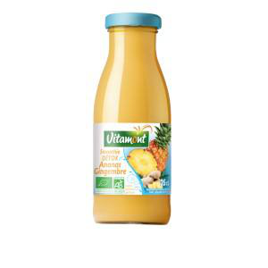 Visuel 1 du produit Smoothie bio ananas gingembre Vitamont – 25 cl